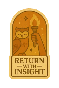 Return with insight Return with insight