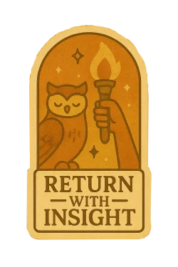 Return with insight Return with insight